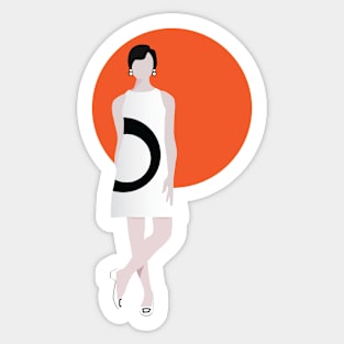 Modernist Retro Sticker